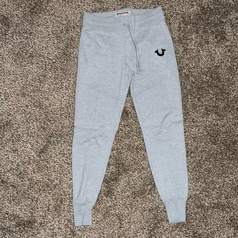 Gray XS True Religion Joggers